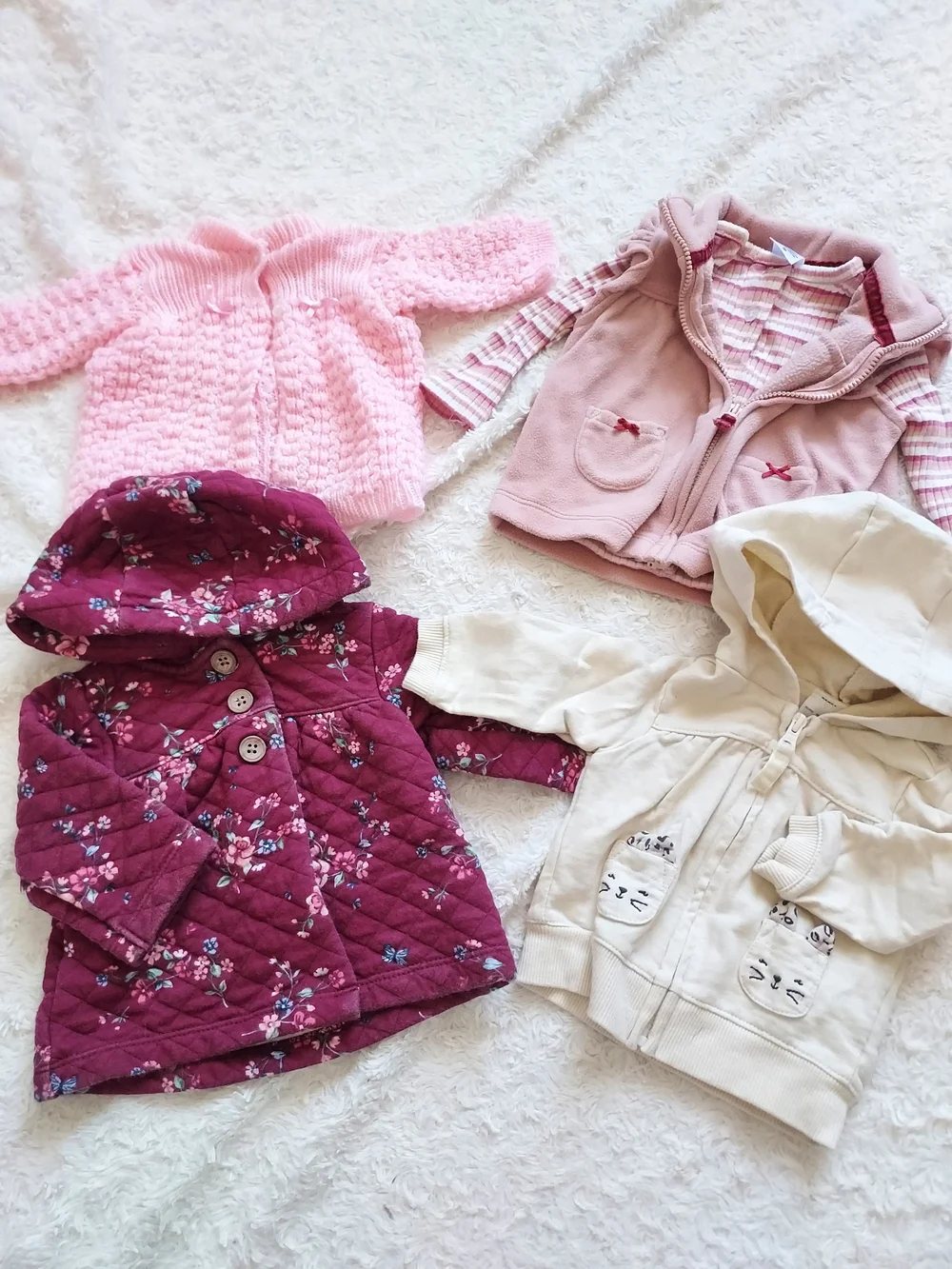 BUNDLE (20 pcs) Baby Girl NB-3mo Cool Weather Clothes Casual Everyday Grandma's